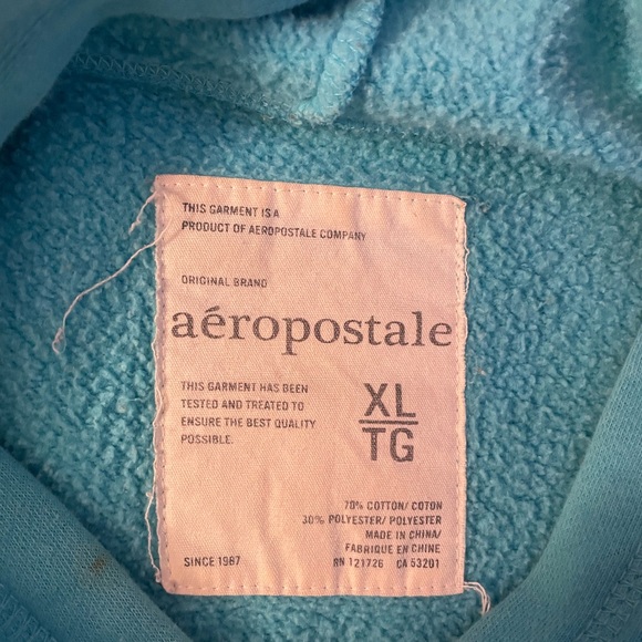 Aeropostale Teal Garment Label - Picture 2 of 5